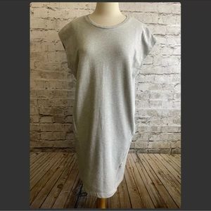 Eksept Heather Gray Melange Cap Sleeve Shift Women's Gillo Dress